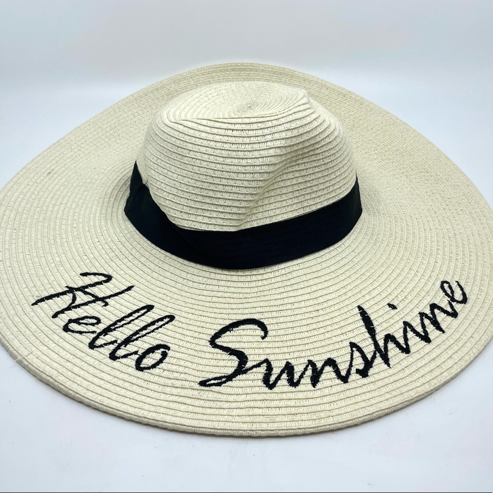 Hello Sunshine Straw Summer Hat